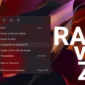 rar vs zip Captura de pantalla de escritorio en proceso a comprimir una carpeta