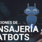 mano con un holograma de un robot representando un chatbot